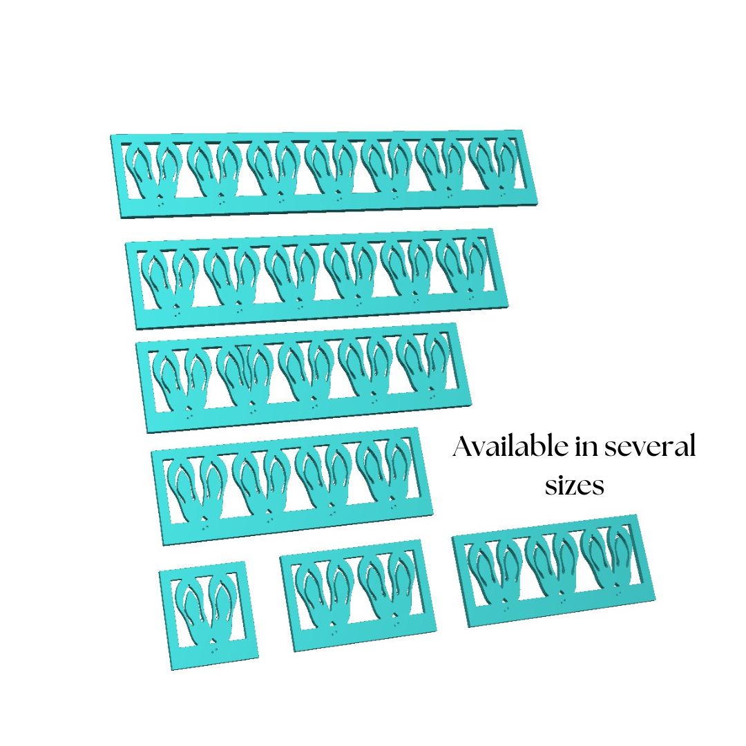 Flip Flop Wall Hook – Coastal Towel & Key Organizer, Weatherproof PVC