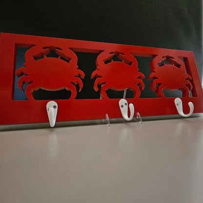 Sea Turtle Beach Towel Hook – Coastal Wall Organizer for Towels, Keys & Accessories