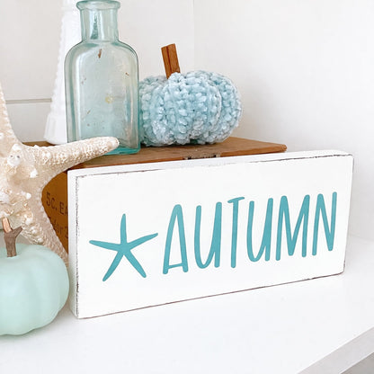 Autumn Starfish Sign