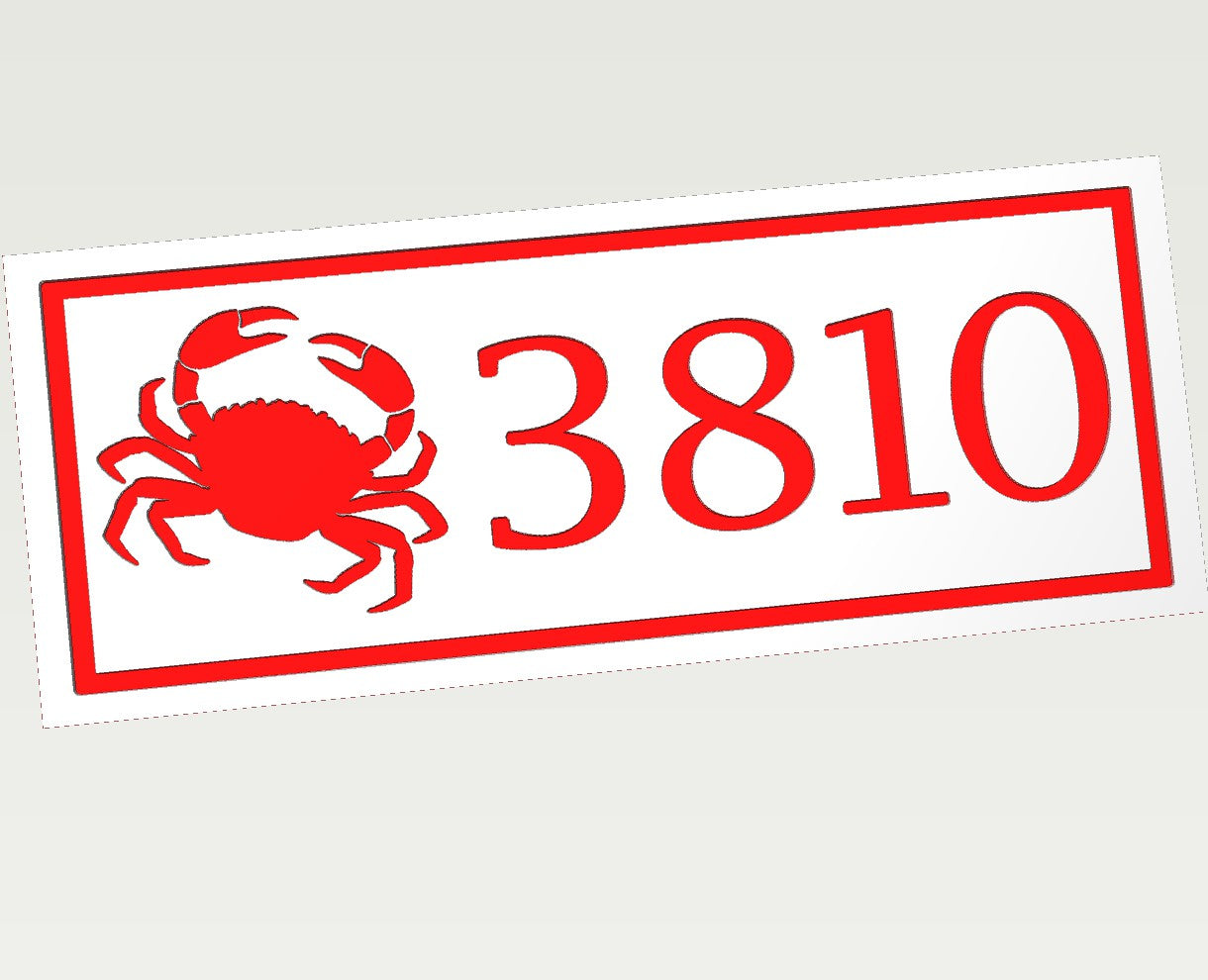 Custom Nautical Address Sign – Coastal Home Decor, 10+ Designs, Weatherproof PVC