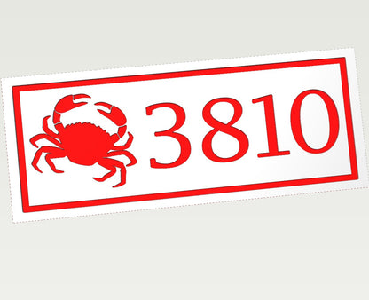 Custom Nautical Address Sign – Coastal Home Decor, 10+ Designs, Weatherproof PVC