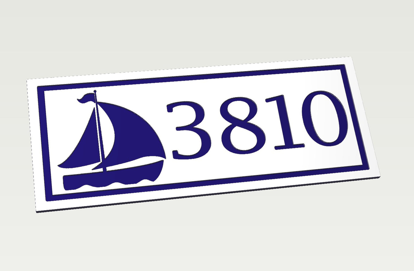 Custom Nautical Address Sign – Coastal Home Decor, 10+ Designs, Weatherproof PVC