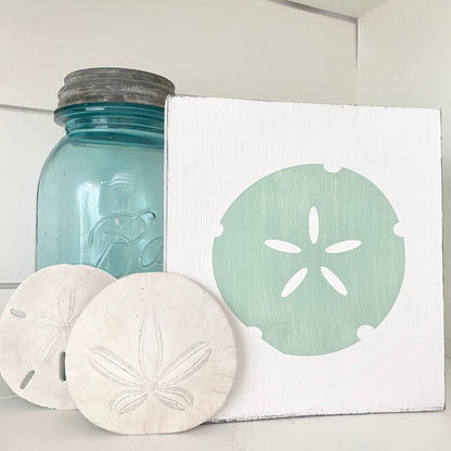 Sand Dollar Sign, 6 x 5.5 in