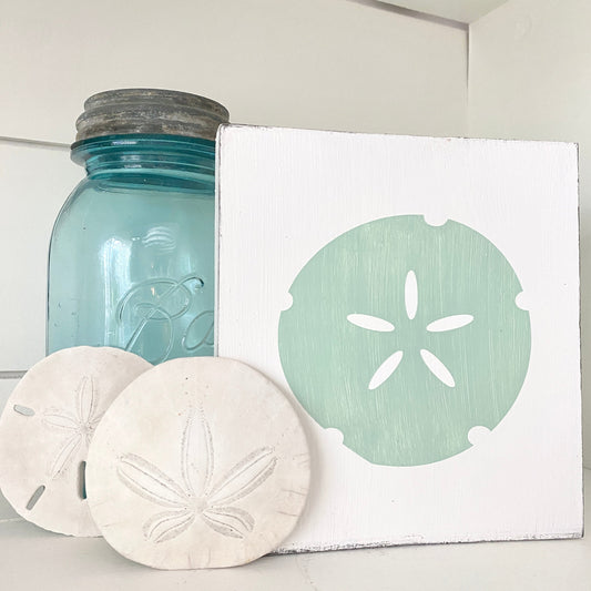 Sand Dollar Sign, 6 x 5.5 in