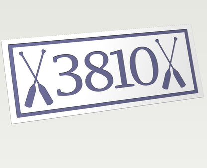 Custom Nautical Address Sign – Coastal Home Decor, 10+ Designs, Weatherproof PVC