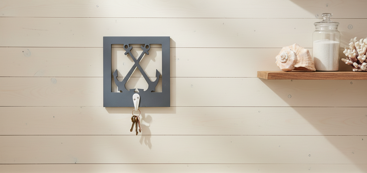 Anchor Hook Charcoal Mudroom