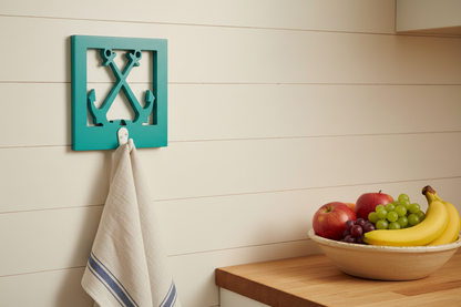 Anchor Hook Teal Kitchen