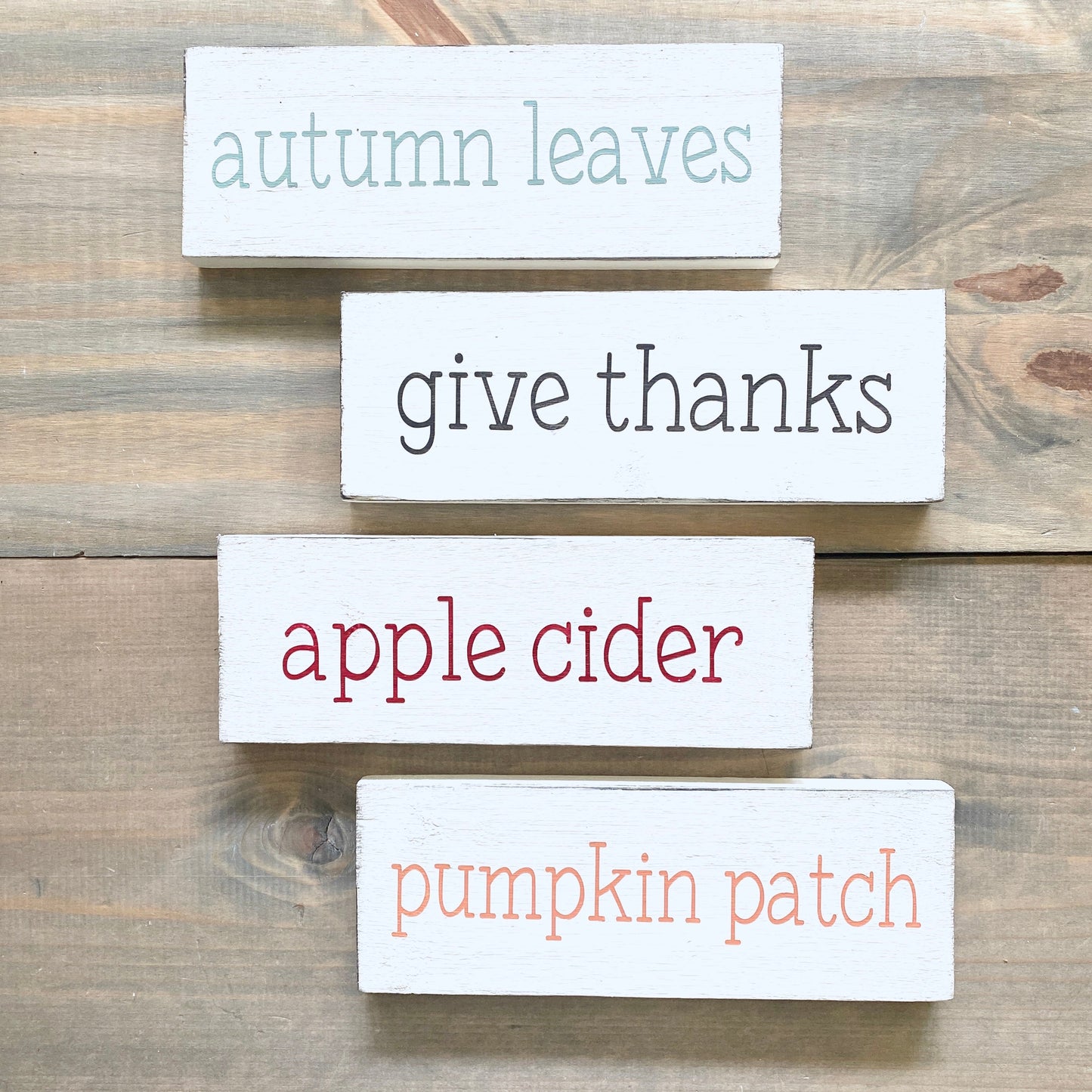 Custom Fall Quote Sign – Personalized Handmade Wood Decor