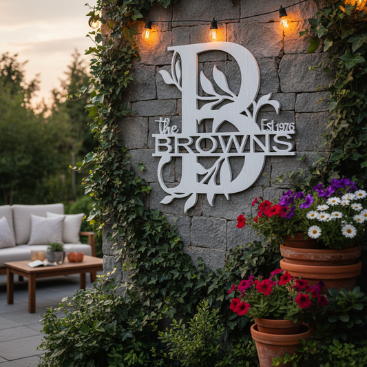 B Sign – Garden Patio