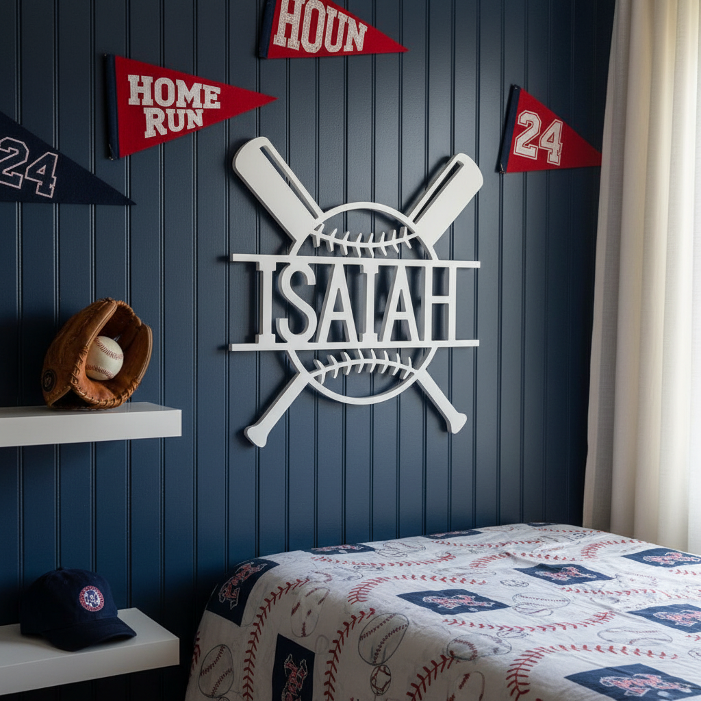 Baseball Sign – Kids Room