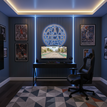 Basketball Sign – Game Room