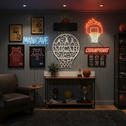 Basketball Sign – Man Cave