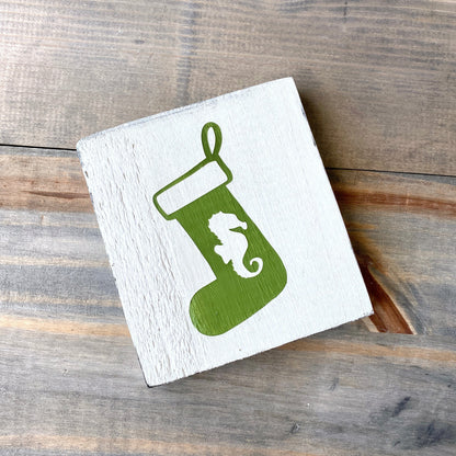 Seahorse Stocking Sign