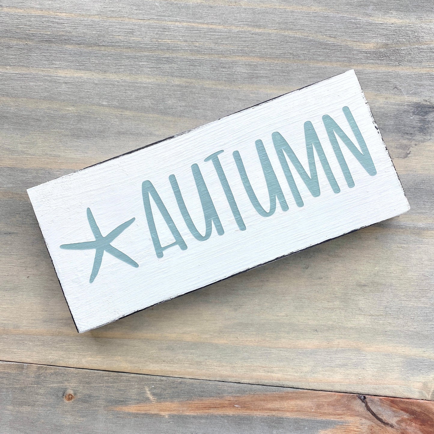 Autumn Starfish Sign