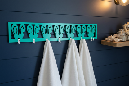 Flip Flop Hook Navy Bathroom