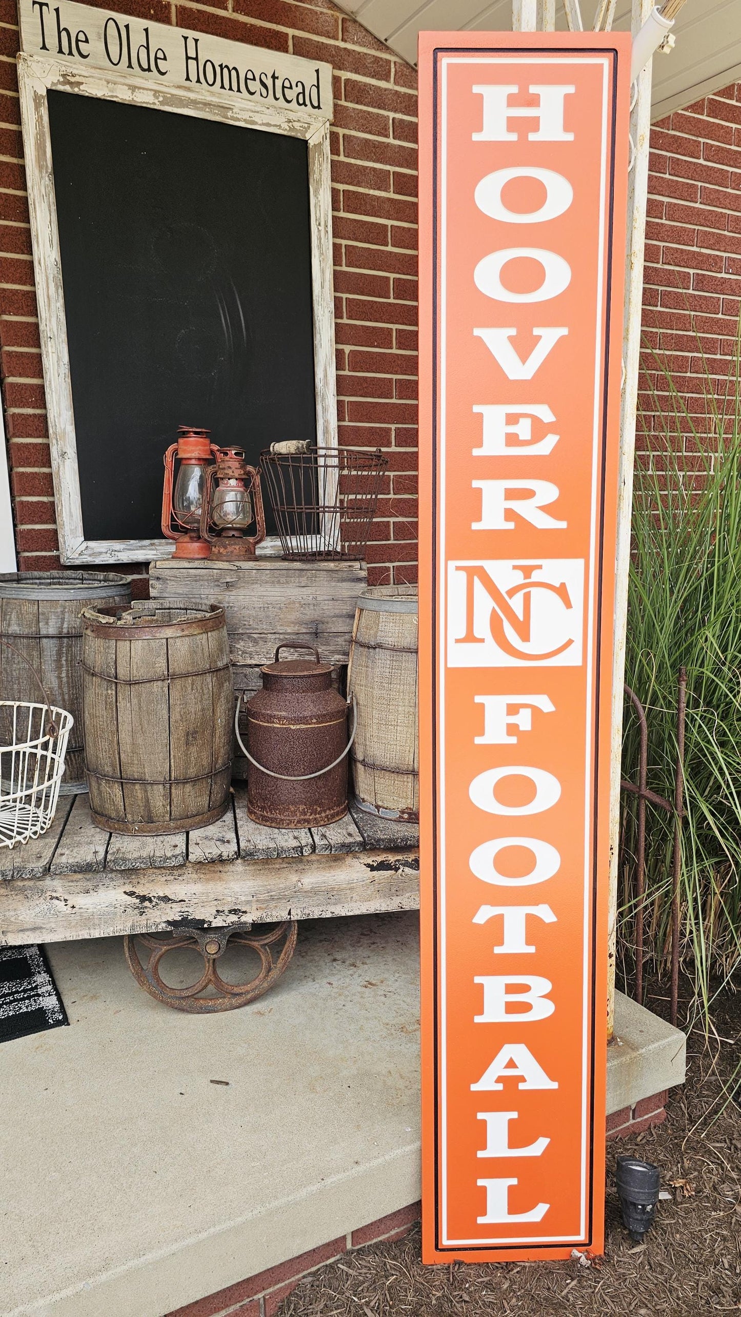 Custom High School Sports Porch Sign – 48" or 60" Tall Personalized Yard Decor