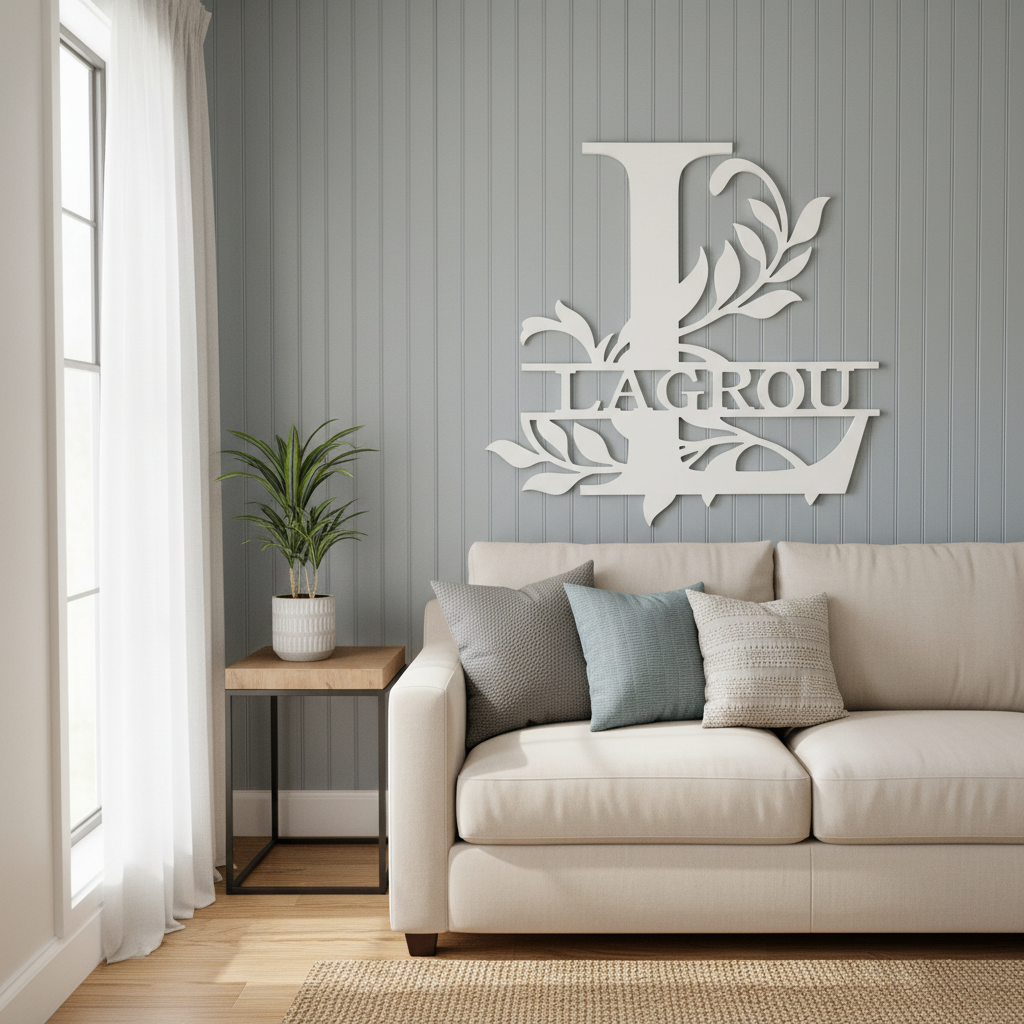 Monogram Sign – Accent Wall