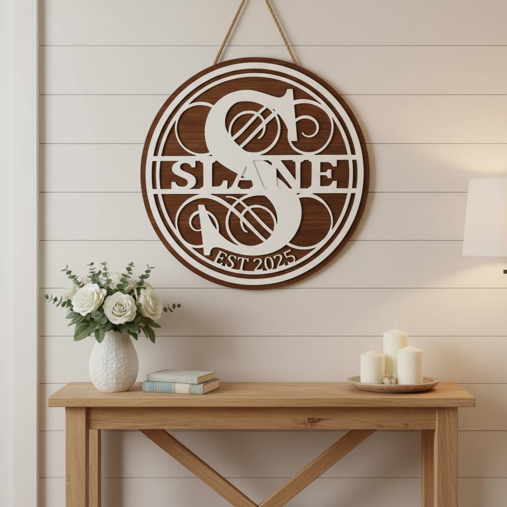 Monogram Sign – Console Table