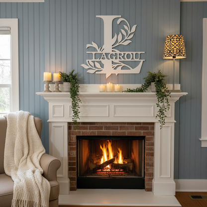 Monogram Sign – Fireplace