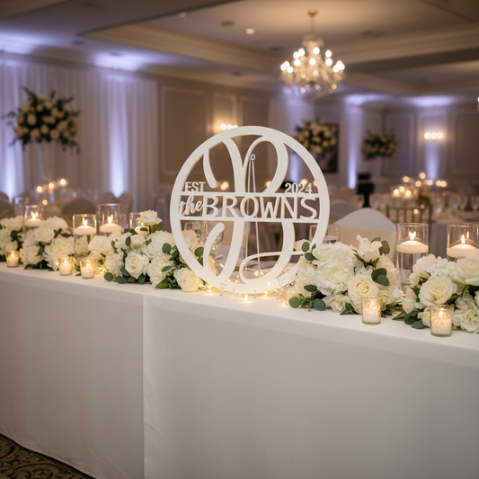 Monogram Sign – Wedding