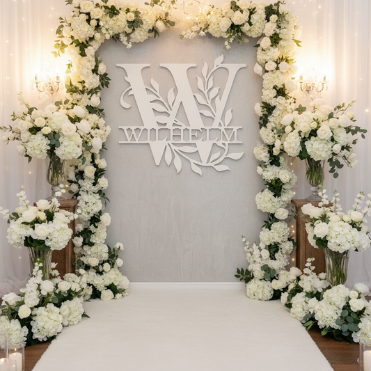 Monogram W – Wedding