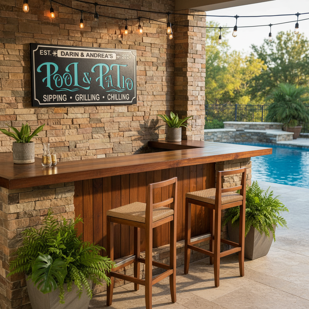 Pool Sign – Outdoor Bar
