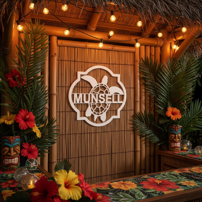 Sea Turtle Sign – Tiki Bar