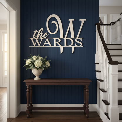 Split Monogram – Entryway